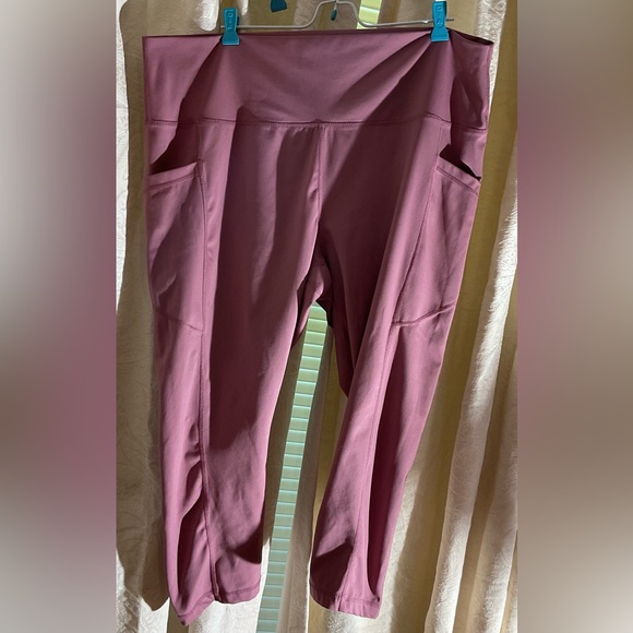 BOHO!!Velocity Dusty Rose 2X Leggings, Workout Pants, Casual Gear - Picture 1 of 6